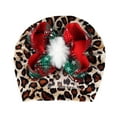 thumbnail image 1 of HSHMT Women's Winter Christmas Bow Pom-Pom Bohemian Turban Hat Soft Polyester-Spandex Blend Multicolor hat One Size, 1 of 2
