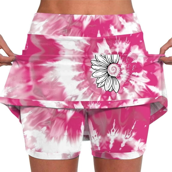 HSHMT Workout Sets for Women Skorts For Women With Pockets Lightweight Skirt Athletic Inner Shorts For Running Tennis Workout Sports