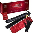 thumbnail image 1 of HSI Professional Glider | Ceramic Tourmaline Ionic Flat Iron Hair Straightener | Straightens & Curls with Adjustable Temp | Incl Glove, Pouch, & Travel Size Argan Oil Hair Treatment | Packaging Varies, 1 of 3