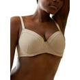 thumbnail image 1 of HSIA Plus Size Bra with Underwire Lightly Padded Full Figure Comfort Bra Nude 38D, 1 of 6