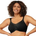 thumbnail image 1 of HSIA Plus Size Bras for Women Smoothing Full Coverage Minimizer Bras with Unlined Black,36C, 1 of 10