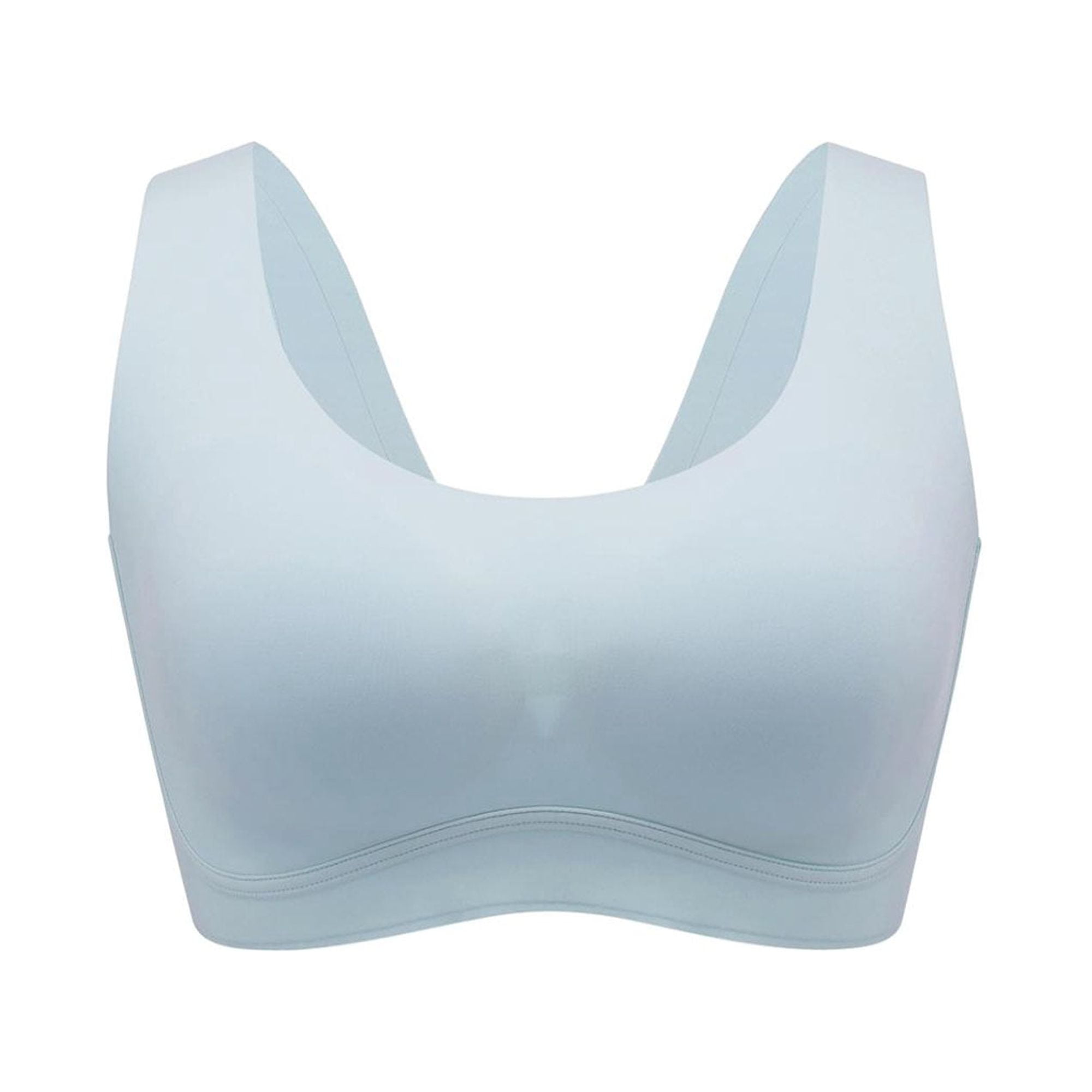 HSIA Wide Strap Padded Cooling Wireless Bralette Full Coverage