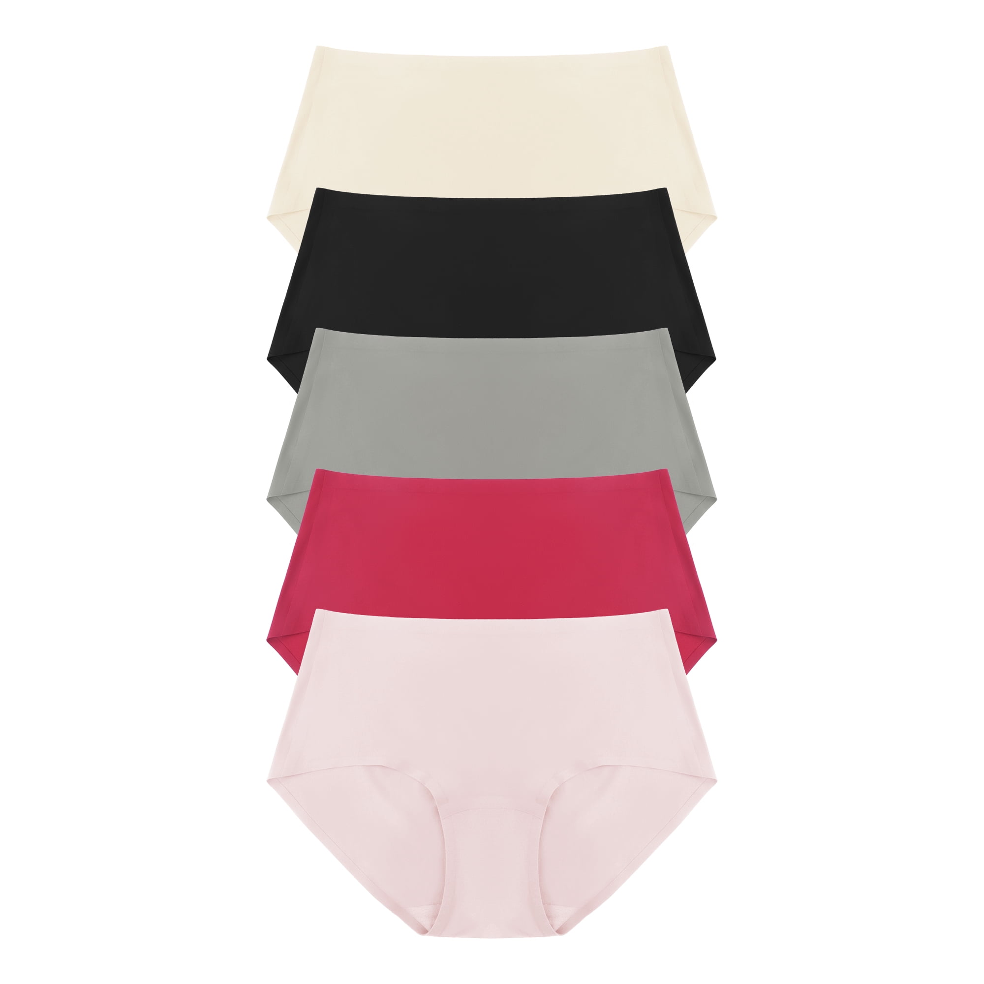 FallSweet No Show High Waist Briefs Underwear for Women Seamless Panties Multi Pack - Walmart.com