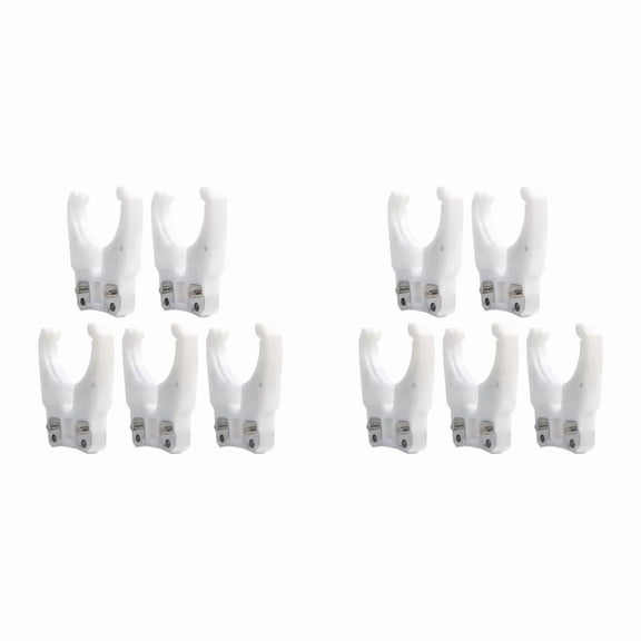HSK63F Clamp Woodworking Tool Holder Clamp Holder Fork Claw for Engraving CNC Machining Center, Tool Holder,10 PCS