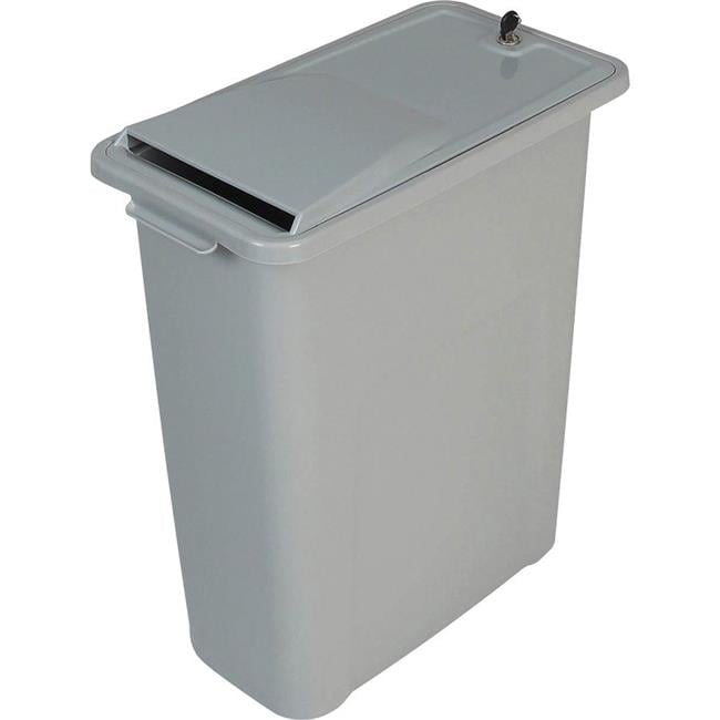HSM HSM1070070200 24 in. Lockable Shredder Bin Tamper Proof Lid - Gray