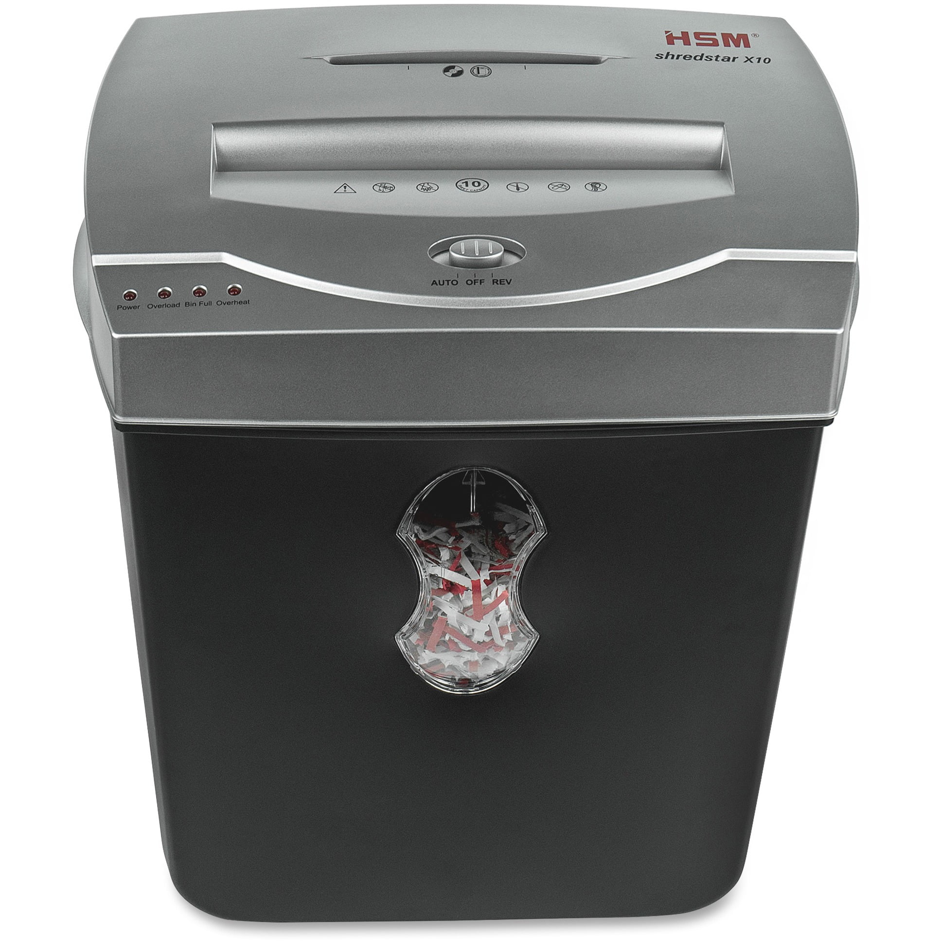 HSM, HSM1015, Shredstar X10 Cross-cut Shredder, 1 Each, Black