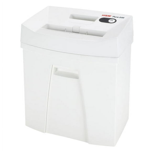 HSM Pure 220 Strip-Cut Shredder - Strip Cut - 13-15 Per Pass - 5.3 gal Waste Capacity