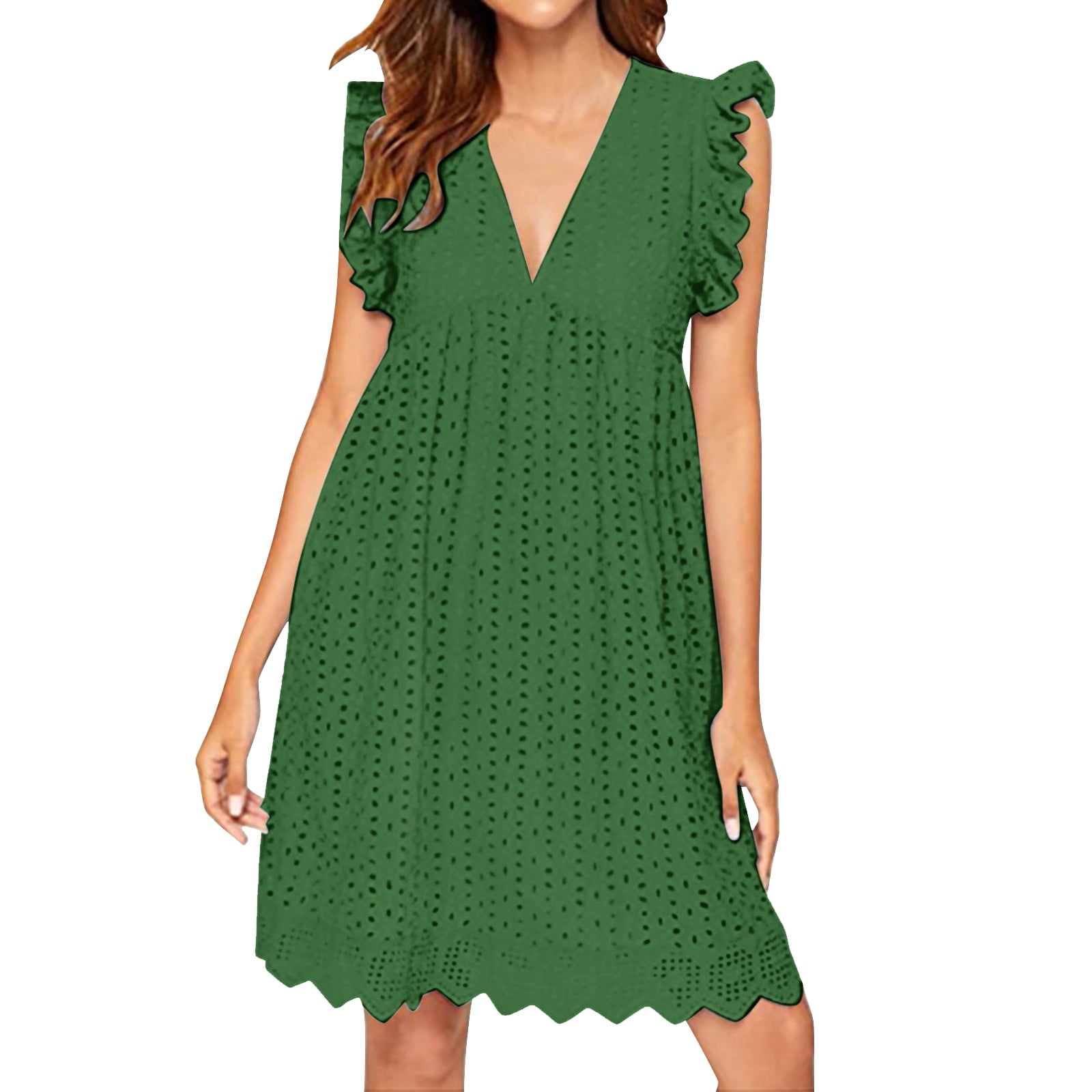 HSMQHJWE 5X Dresses For Plus Size Women Plus Party Dress Women'S Lace ...