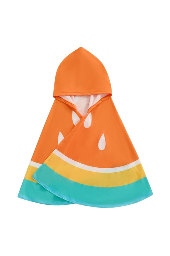 Baby Girl Boy Hooded Beach Towel Swim Cover Up Bath Towels Swim Poncho Swimsuit Cover Up Summer Clothes (6M-4Y)