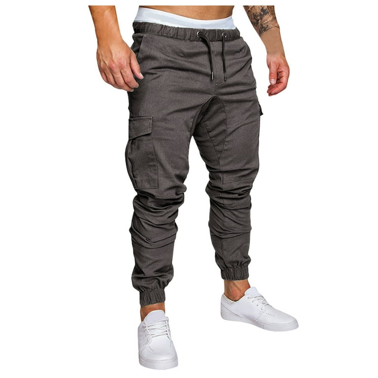 HSMQHJWE Baggy Pants For Men Bedroom With Casual Solid Pants