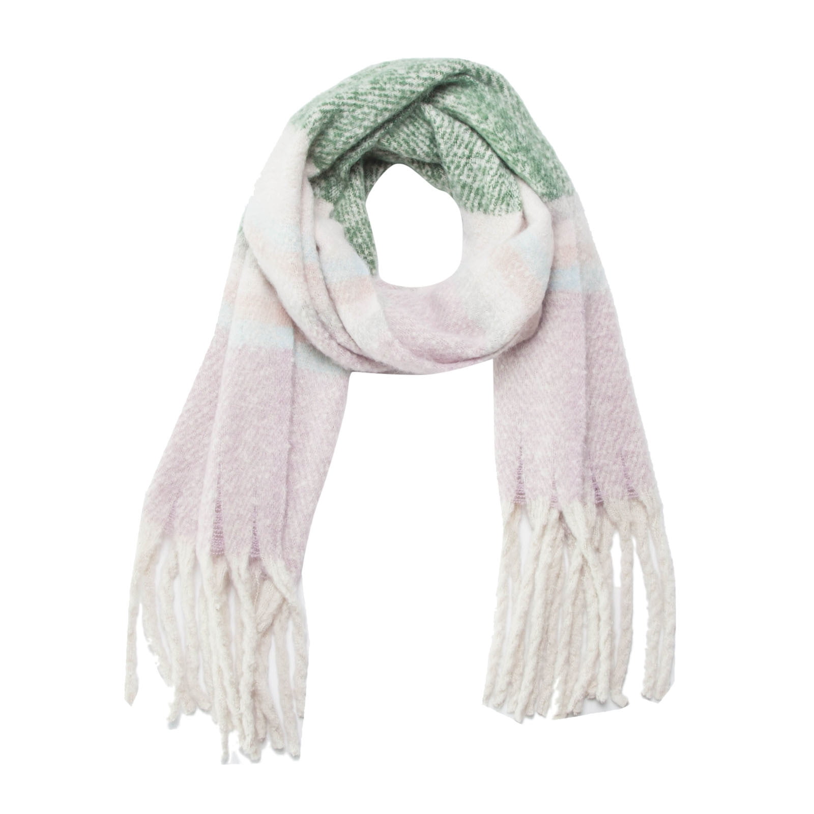 black and white scarf women