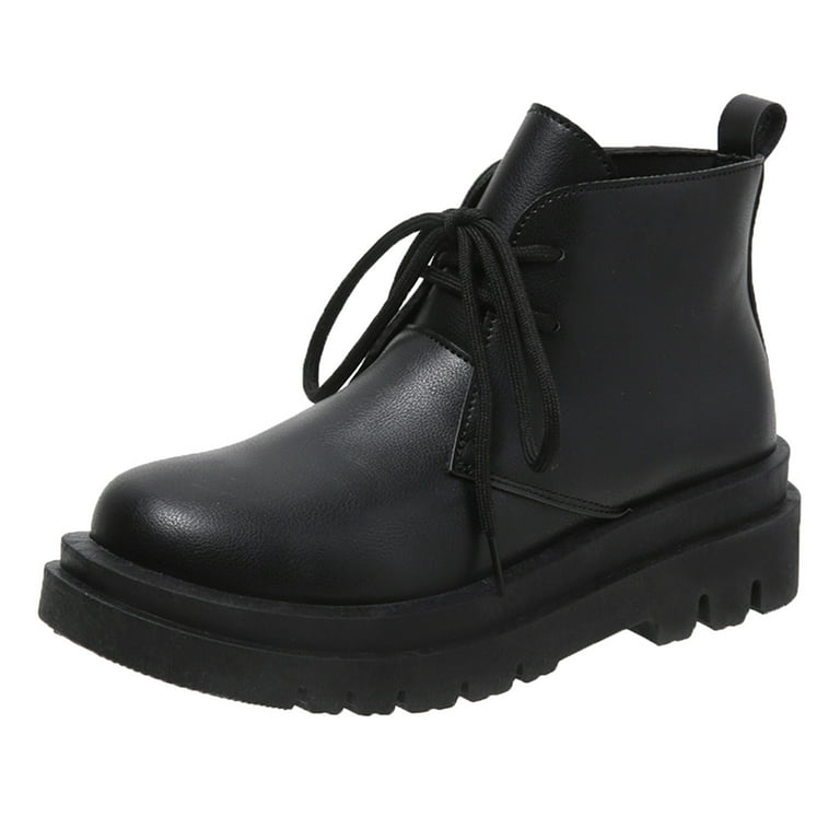 HSMQHJWE Black Combat Boots Boots Booties Women Shoes Fashion