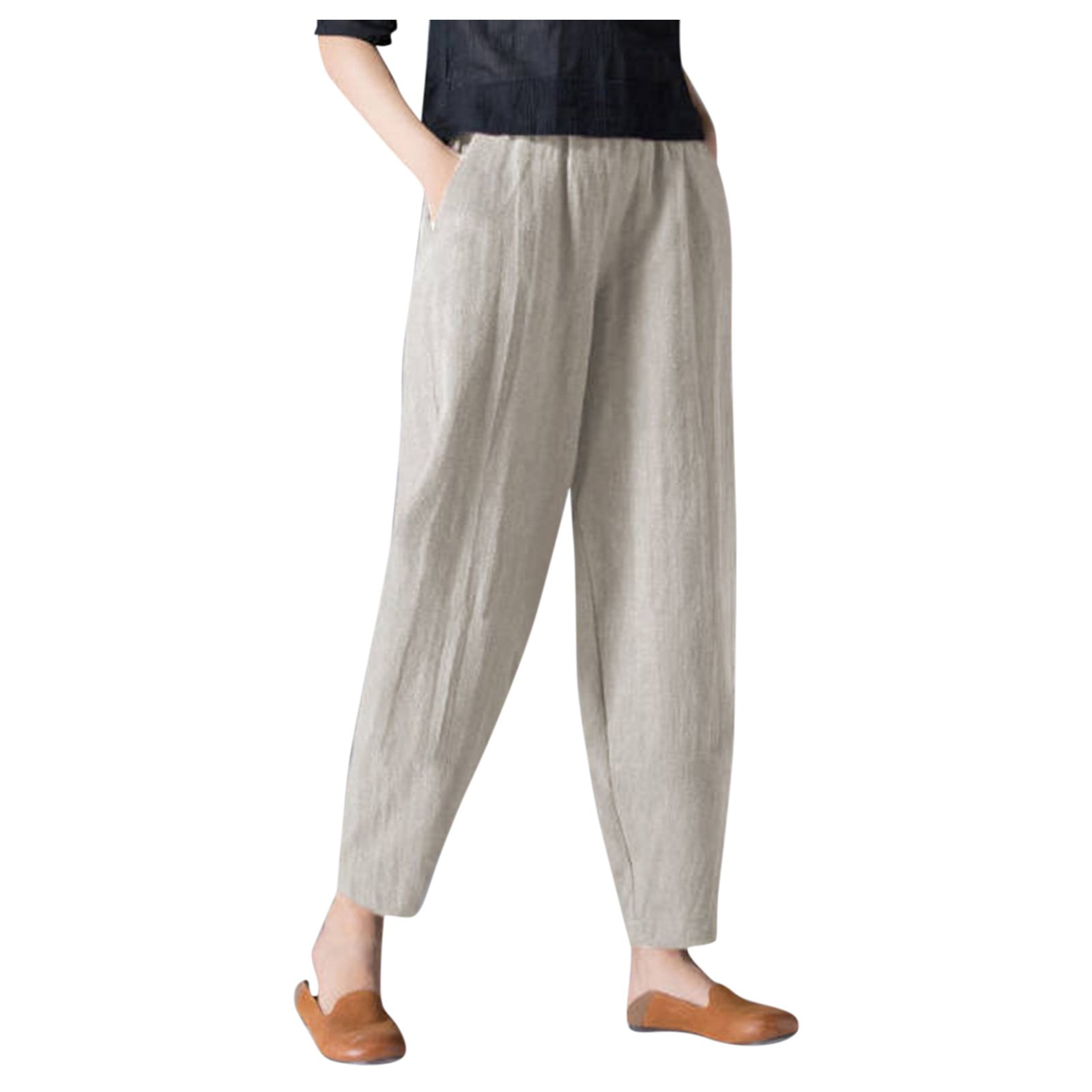 Camo paper shop bag trousers