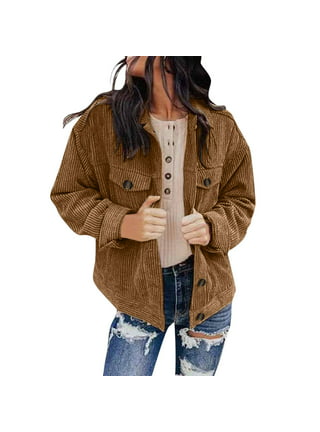Womens Corduroy Puffer Jacket | Jacken