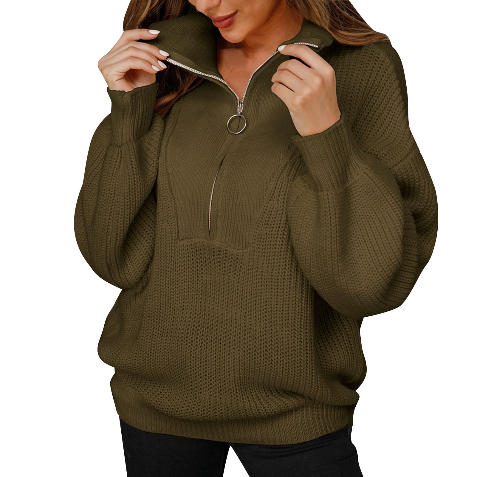 HSMQHJWE Black Turtleneck Sweater Women Vintage Sweater Women
