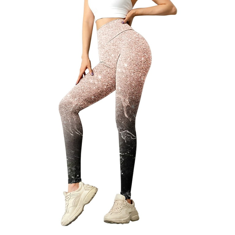 HSMQHJWE Boot Cut Yoga Pants Long Women's Print Yoga Pants Tummy