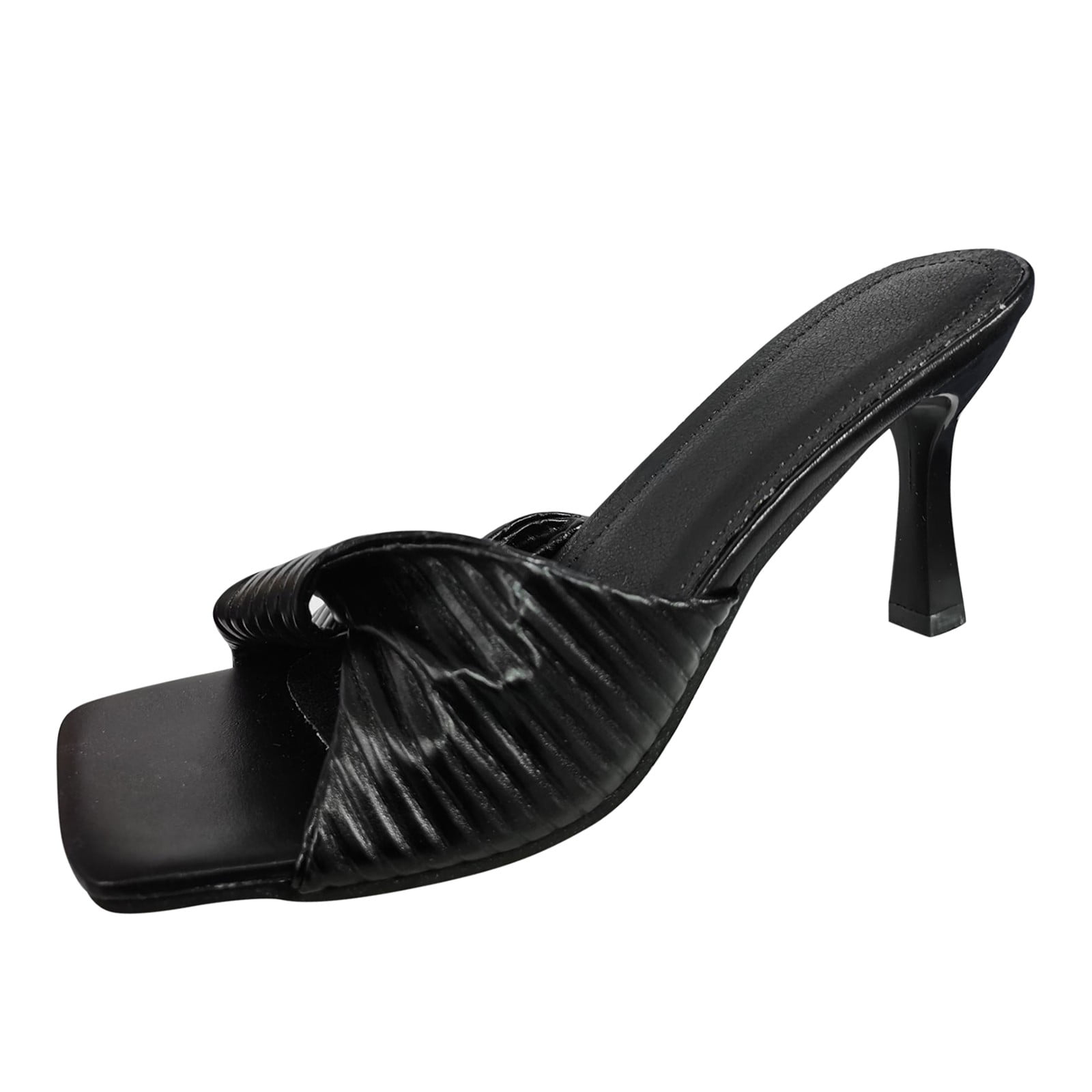 Leather heels Gianni Bini Silver size 11 US in Leather - 39585833