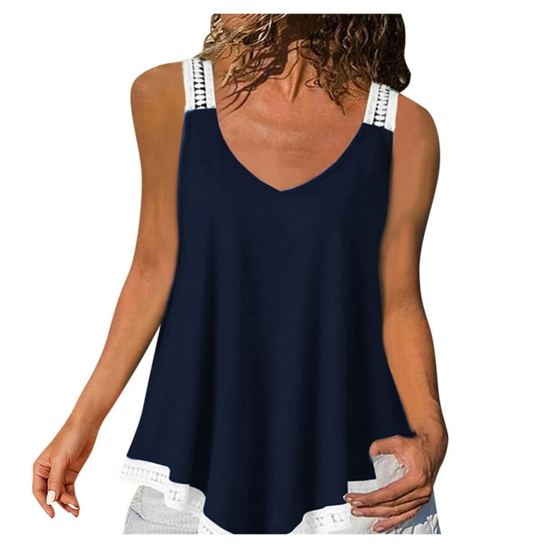 HSMQHJWE Braless Tank Tops For Women Amazing Outfits For Women