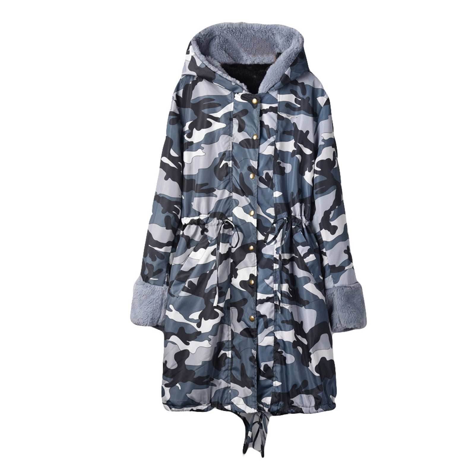 Army print coat womens best sale