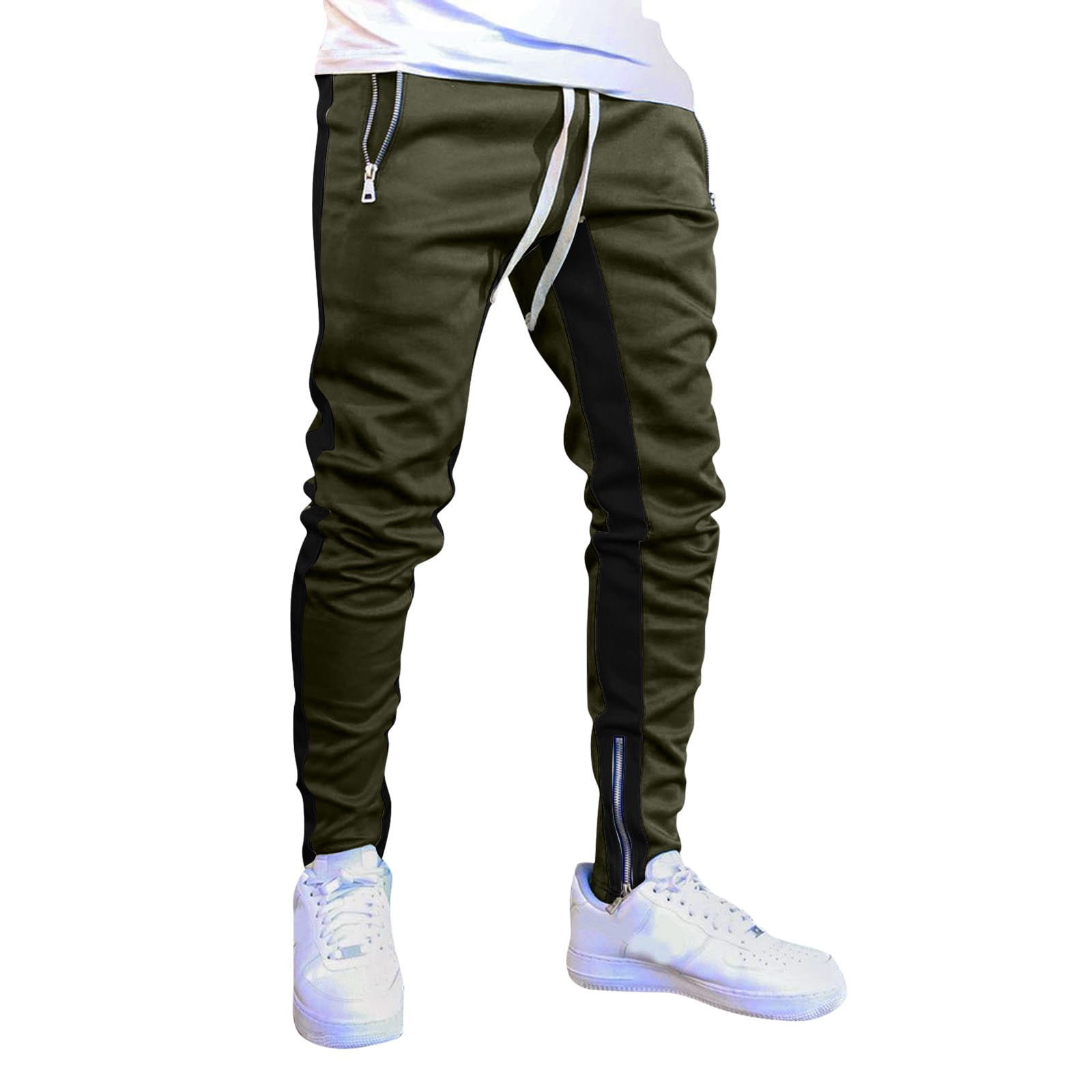 HSMQHJWE Men's Leisure Outdoor Sports Jogging Pants With Belt Loop