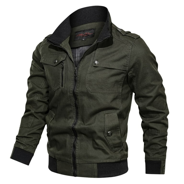 Solid Color Long Sleeve Pocket Windbreaker Jacket Solid Color Long Sleeve Pocket Windbreaker Jacket