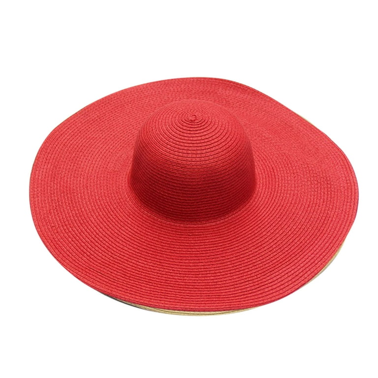 HSMQHJWE Fishing Cap Sunshade Hat Women Ponytail Summer Hats For Women Wide  Bongrace Women Straw Beach Hat Little Girl Sun Cap Foldable Ladies Hats
