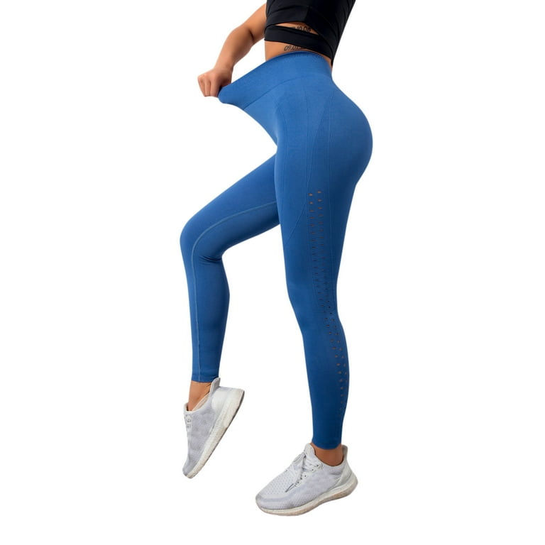 HSMQHJWE Yoga Pants Loose Women Yoga Running Pants High Waist Solid Stretch  Leggings Fitness Pants Teal Yoga Pants for Girls