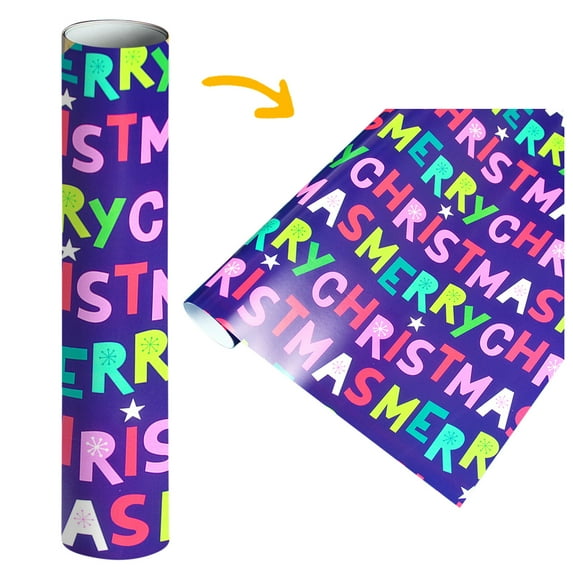 HSMQHJWE Floral Gift Wrap 1PCs ( 75cmX51cm, 4.11 Square Feet)Single-sided Christmas Wrapping Paper, Classic Santa Claus And Other Patterns 90s Wrapping Paper
