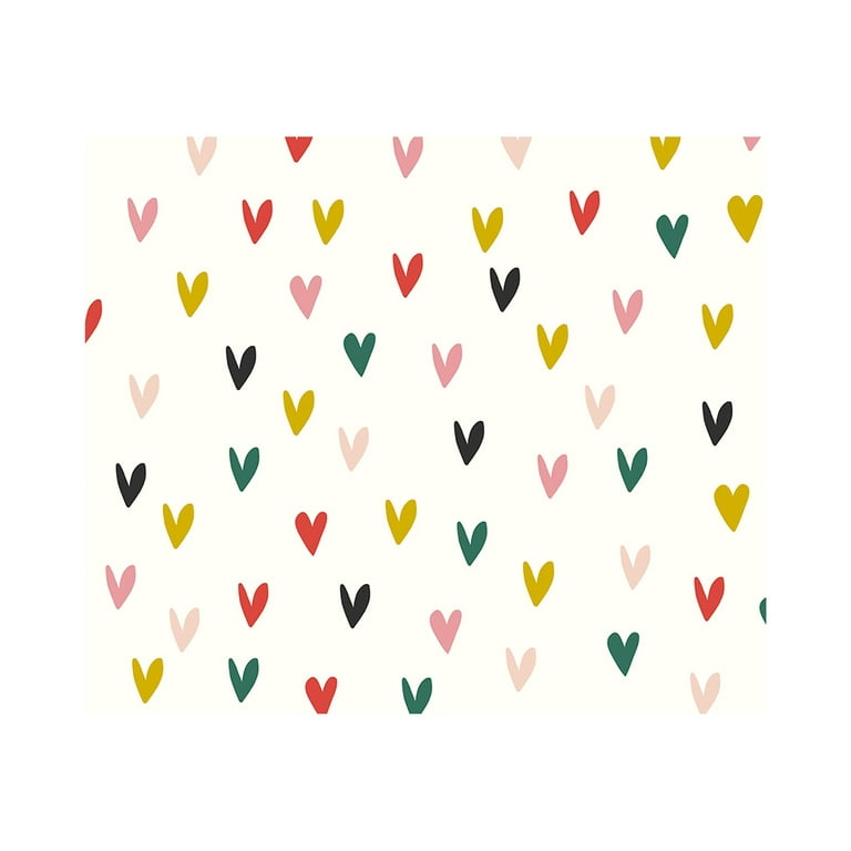 Hallmark Flat Wrapping Paper Sheets with Cutlines on Reverse (12 Folded  Sheets with Sticker Seals) Spring Flowers, Stripes, Pink Hearts for  Valentine's Day, Easter, Mother's Day, Bridal Showers 