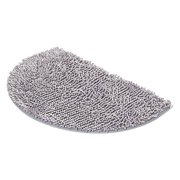 HSMQHJWE Half Round Bathroom Rug Won'T Slip Bathroom Mat Soft and Comfortable Furry Thickened Bathroom Rug Machine Washable Reusable
