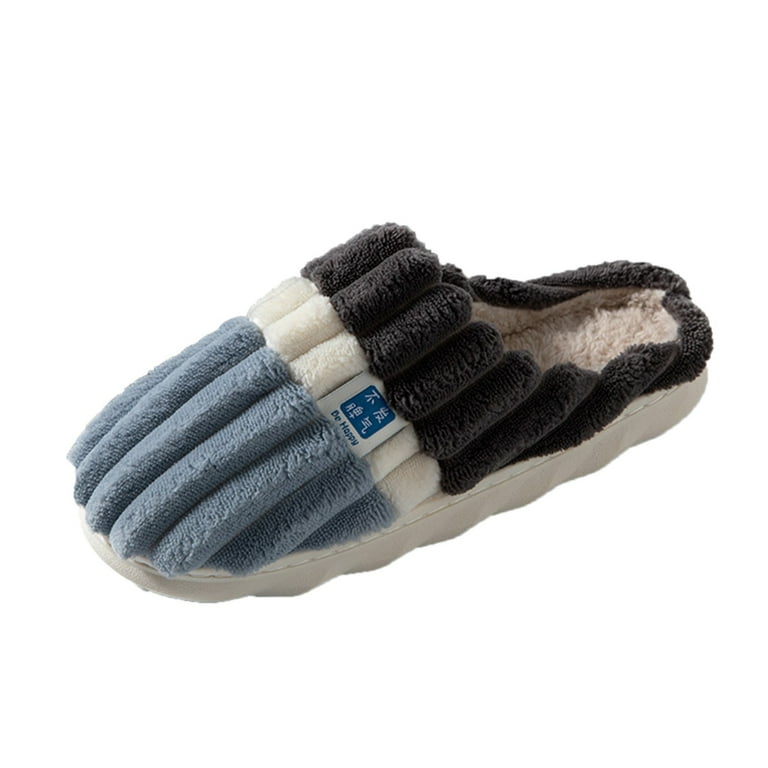 HSMQHJWE Heated Slippers For Men Rechargeable Slippers For Men Size 12 Men Slippers Autumn And Winter Fashion And Comfortable Indoor And Outdoor Color