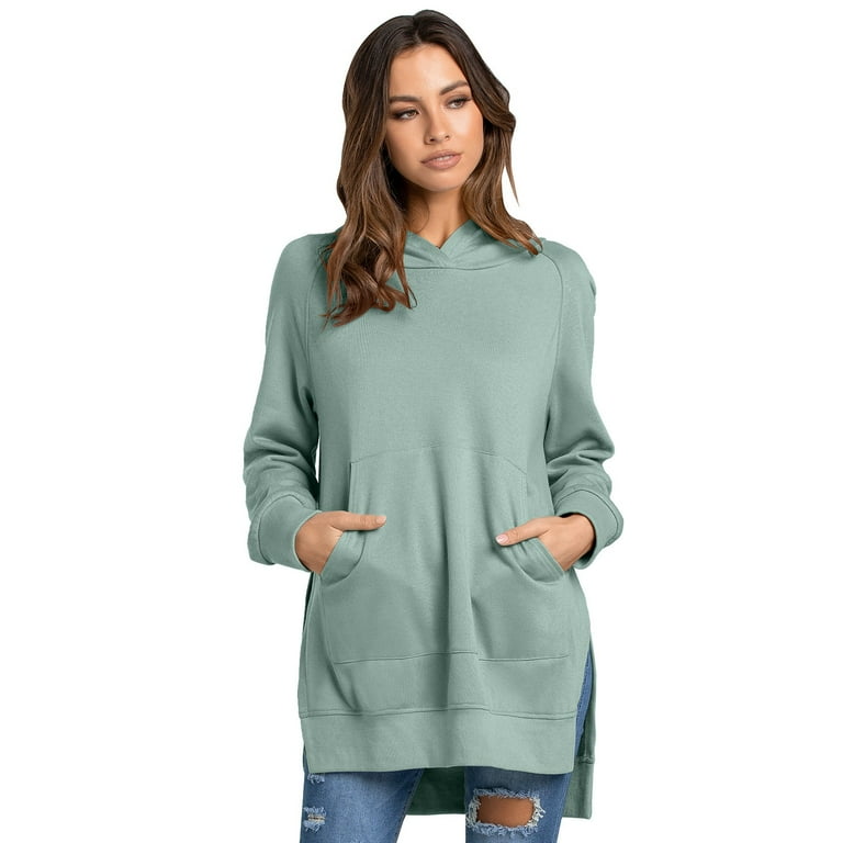 HSMQHJWE High Neck Sweatshirts For Women Women Hooded Tops Women
