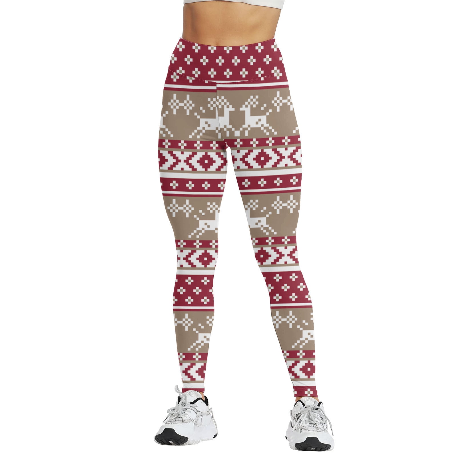 HSMQHJWE Leggingd Plus Size Leggings For Women 3X Christmas Print Series  High Waist Women'S Tights Compression Pants For Yoga Running Gym And Daily  Fitness High Waist Leggings Plus Size Leggings For 