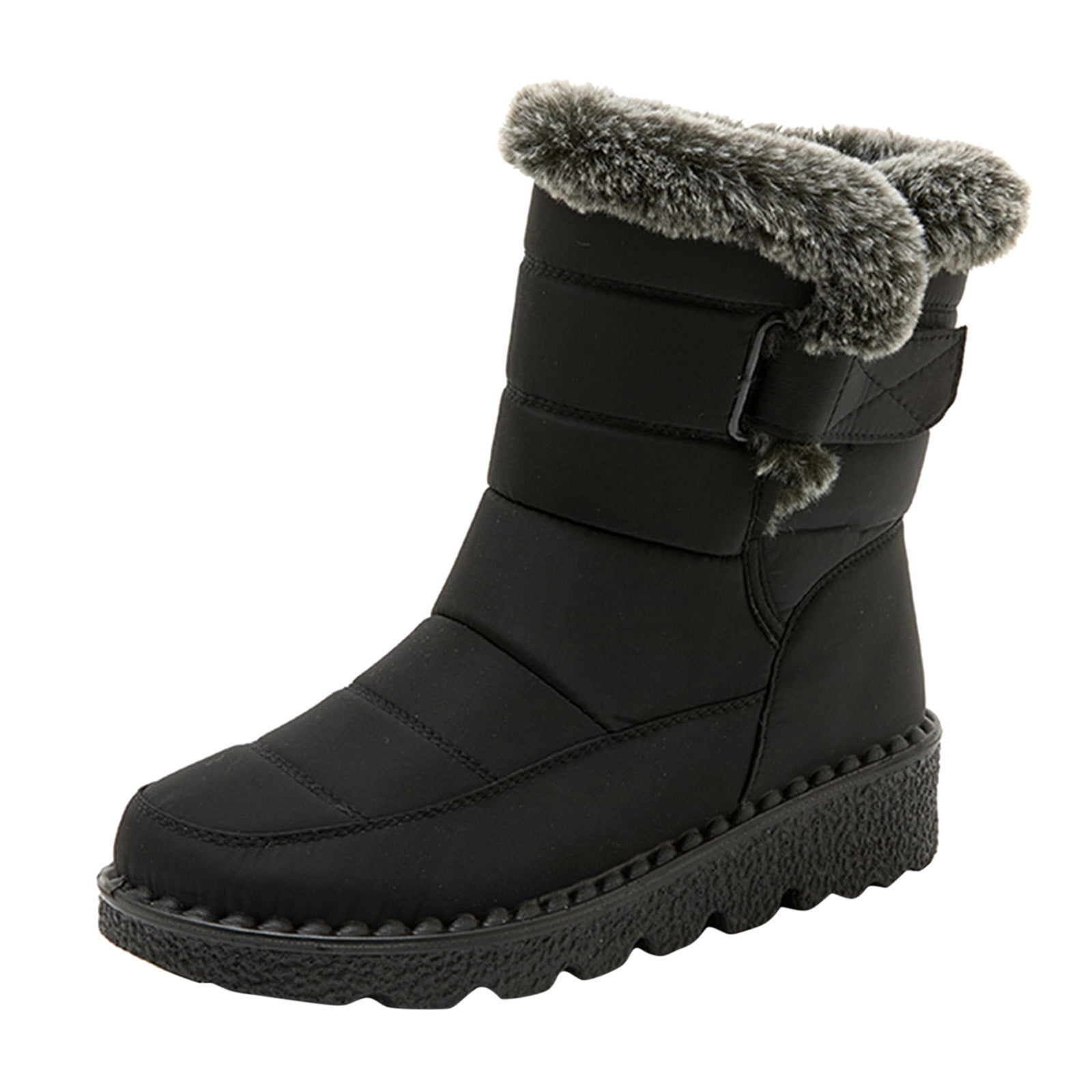KHOMBU Women s All Weather Lindsey Suede Boots 7 Black Walmart