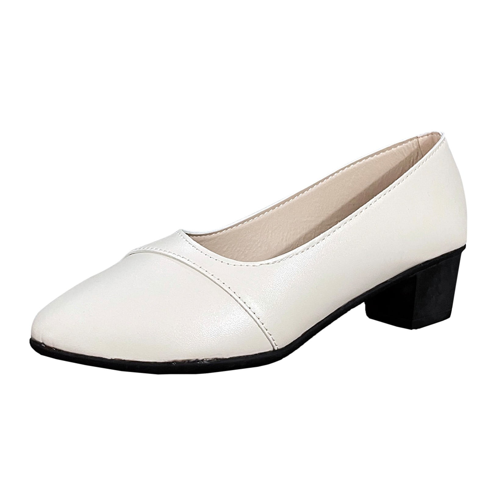 CD 26s Low Heel Pump 30 Black White Cowhide 651159