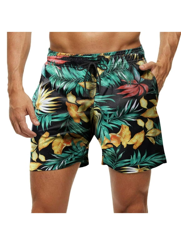 HSMQHJWE Men'S Swimming Trunks Mens Wolf Swim Shorts Clothing Pants Outfit Family Summer Men'S Printed Pants Board Father Parents Beach Men'S Board Shorts Mens Beach Wedding Attire