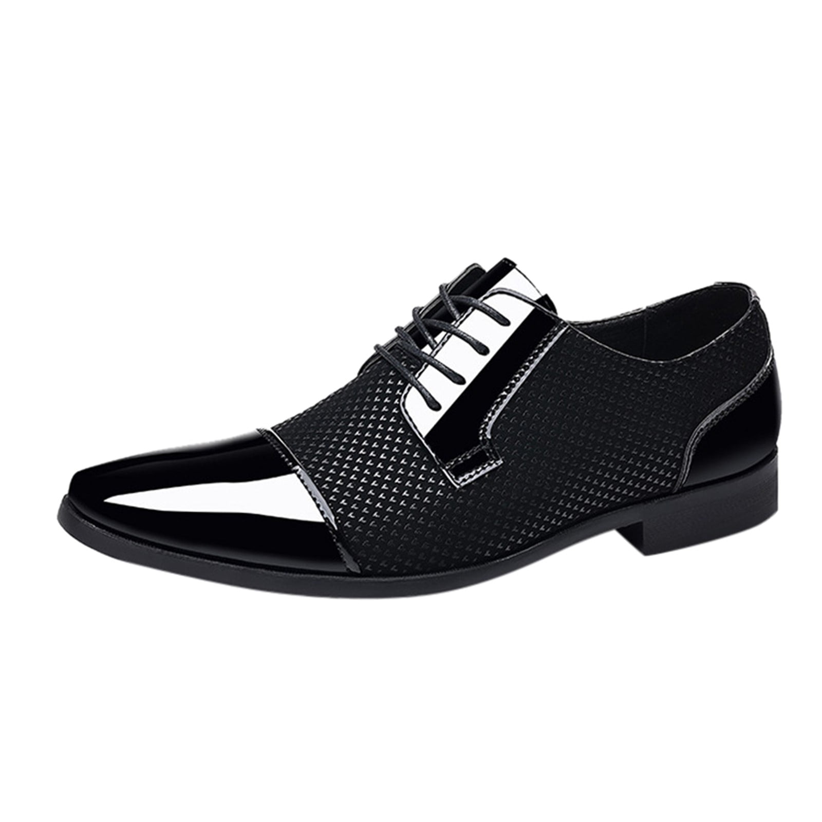 HSMQHJWE Men White Shoes Mens Casual Leather Shoes Classical Style ...