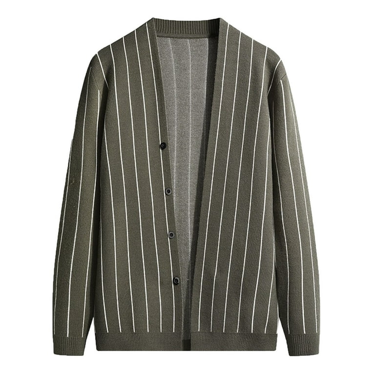 Stylish Slim Long Striped Cardigan Coat Stylish Slim Long Striped Cardigan Coat