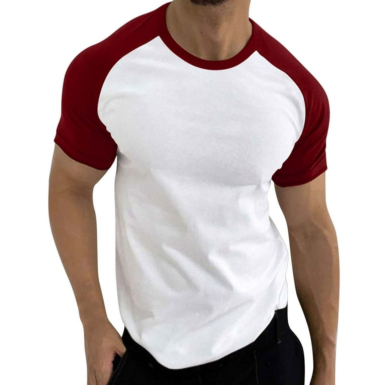 HSMQHJWE Mens True Classic Tee Shirts Long Sleeve Plus Tees Cotton Mens  Relaxed Fit Short Sleeve T Shirt T Shirt Men Soft 