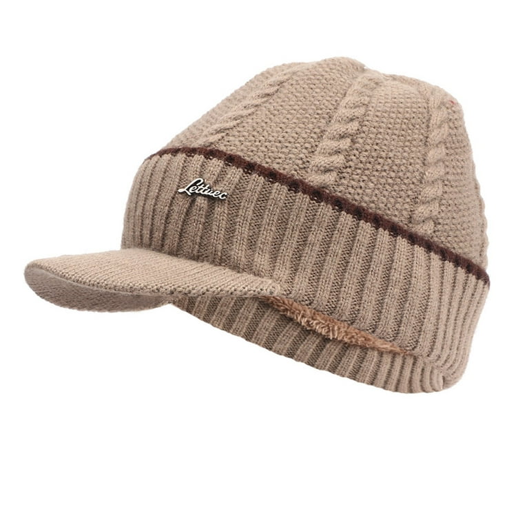 HSMQHJWE Outdoor Cap Brand Hatsnap Back Hats For Men Cap Knit Thickened Hat  Sports Cap Woolen Warm Toe Cap Pullover Baseball Caps Fit Hat Women