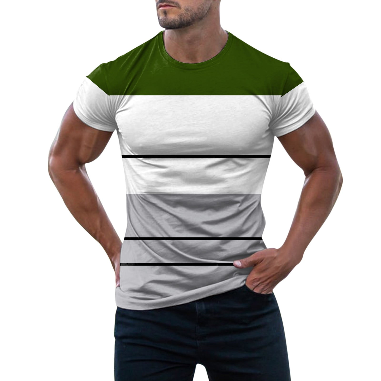 HSMQHJWE Oversized Workout Shirts For Men Alt Shirts Mens Fashion T