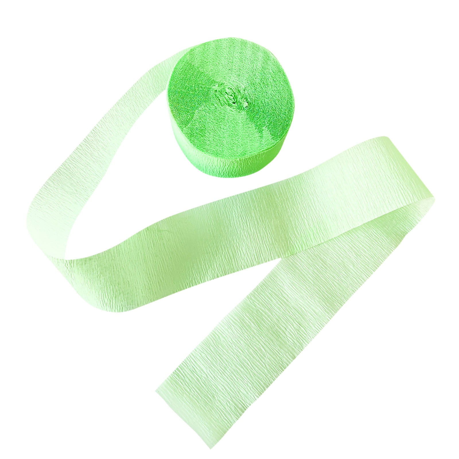 Way to Celebrate Lime Green Party Crepe Streamer, 150ft, 1 Ct 