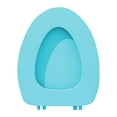 HSMQHJWE RoundFront Toilet Seat, 14in Foam Soft Toilet Seat and Lid