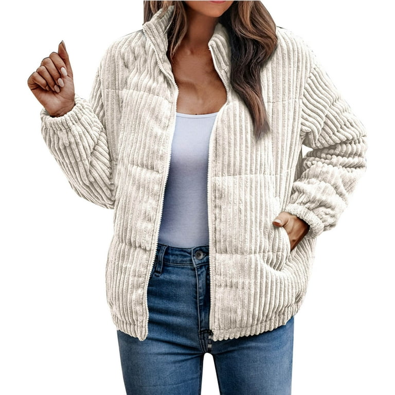 Collarless sale wool jacket