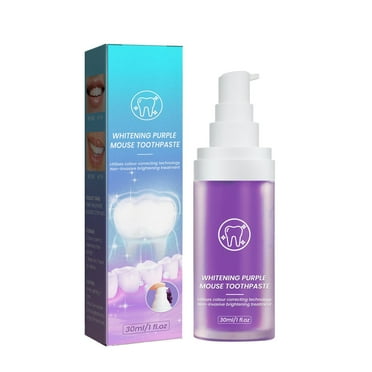HSMQHJWE Toothpaste Tabs Bubblegum White Purple Toothpaste White Yellow Teeth Stains Refreshing Breath White Toothpaste 30ml Ctx4 Gel 5000 Toothpaste Mint Purple