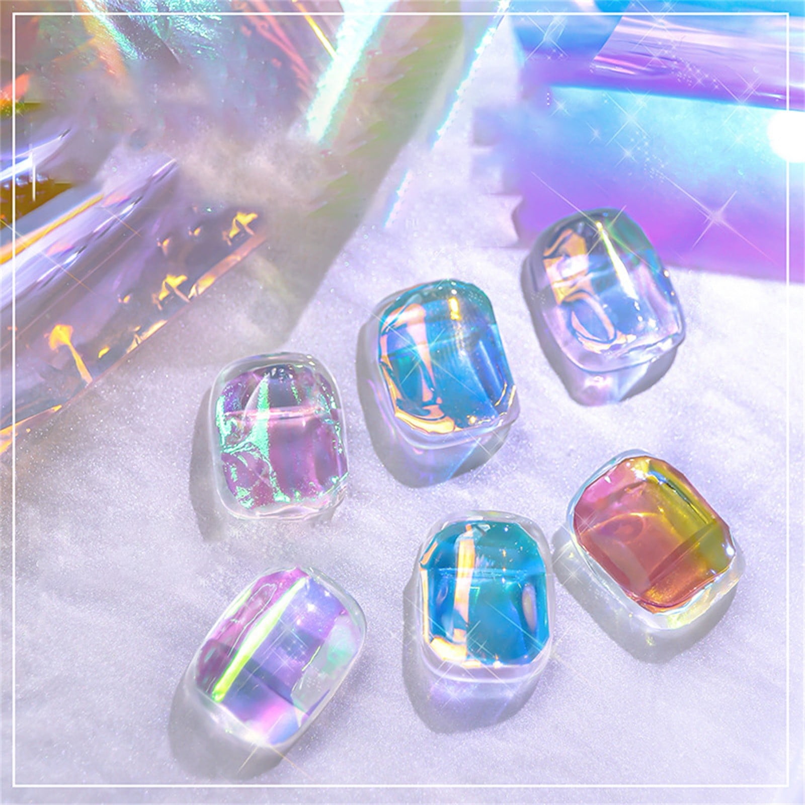 HSMQHJWE Vanity Table Nails Gel Strips Nail Korean Nails Nail Sticker