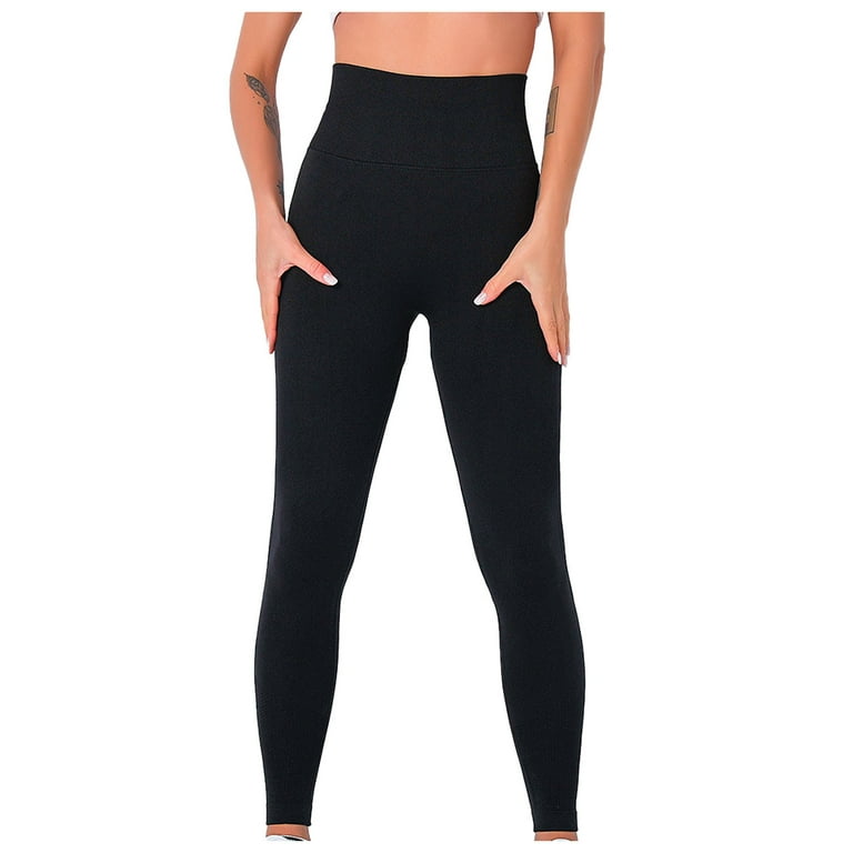 niuwa Women's Seamless Mesh Workout Running Leggings Soft Gym Tights High  Waisted Tummy Control Yoga Capris Pants (Black, S) at  Women's  Clothing store