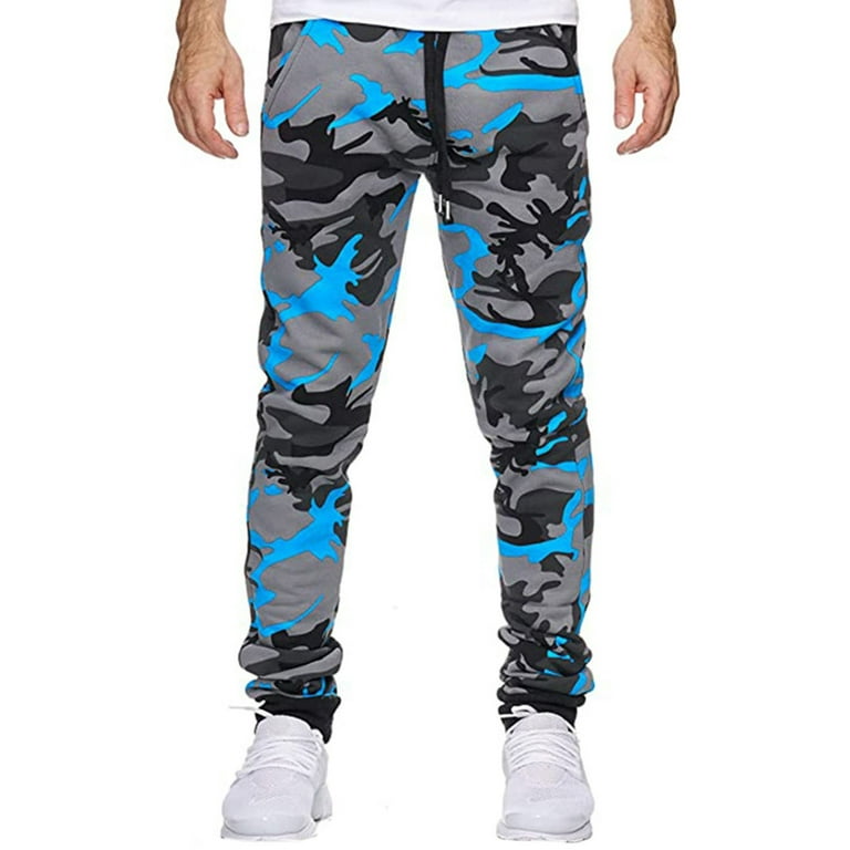 HSMQHJWE Windbreaker Pants Men Sweat Suits Men Men'S Jogging Print  Camouflage Fitness Casual Trousers Sports Shot Men'S Pants Slip