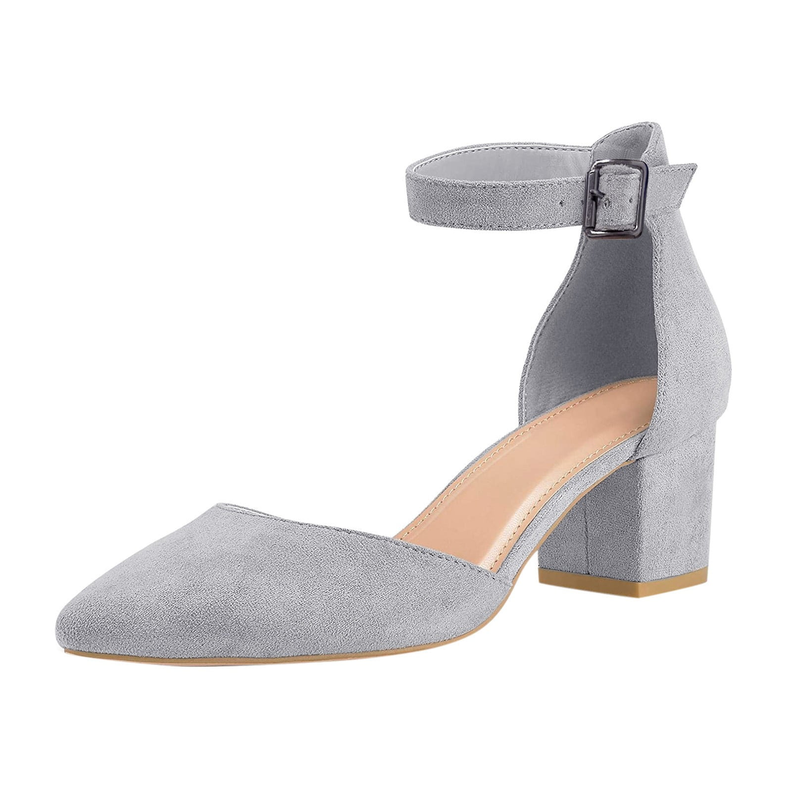 Buy Black Lynn Pointed Toe Block Heels by OCEEDEE Online at Aza Fashions.