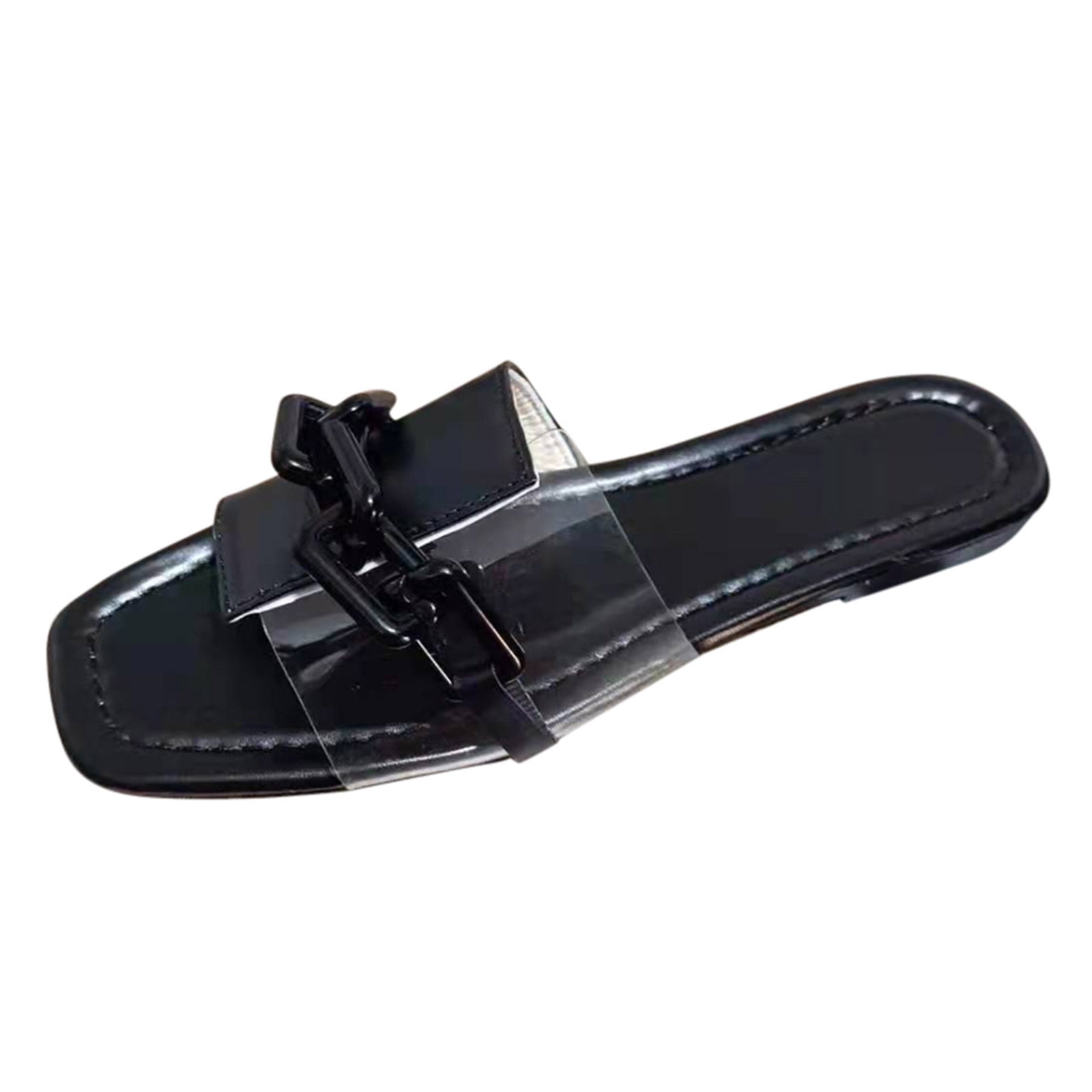 Cute store black slides
